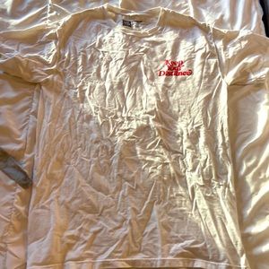 Medium white T-shirt lightly used.
